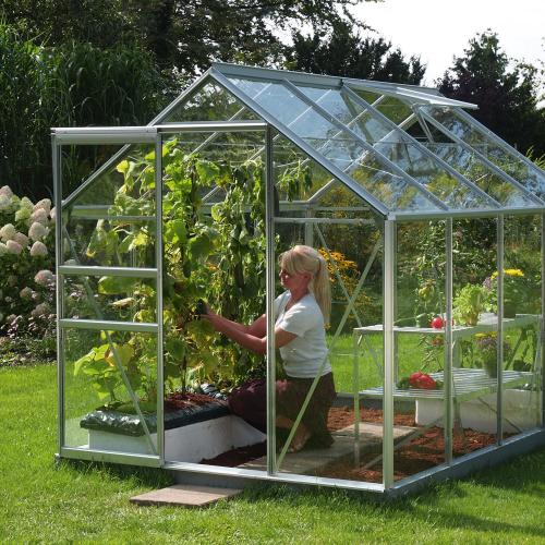 szklarnia VITAVIA VENUS 5000 szkło 3 mm srebrna