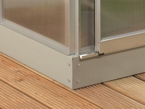 szklarnia VITAVIA VENUS 5000 szkło 3 mm srebrna