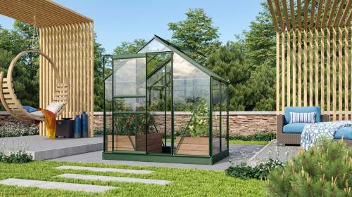 szklarnia VITAVIA VENUS 2500 szkło 3 mm zielona