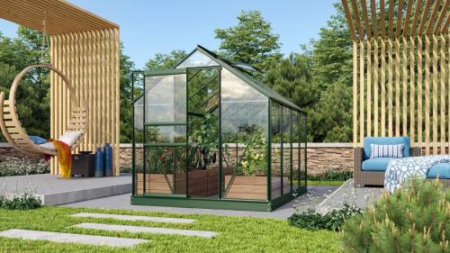 szklarnia VITAVIA VENUS 5000 szkło 3 mm zielona
