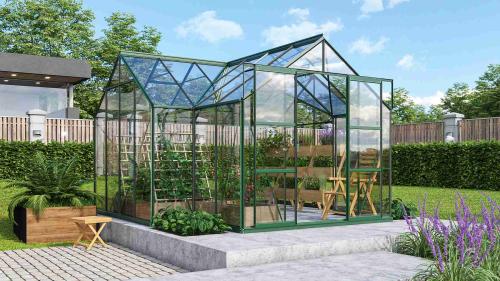 szklarnia VITAVIA SIRIUS szkło 3 mm zielona
