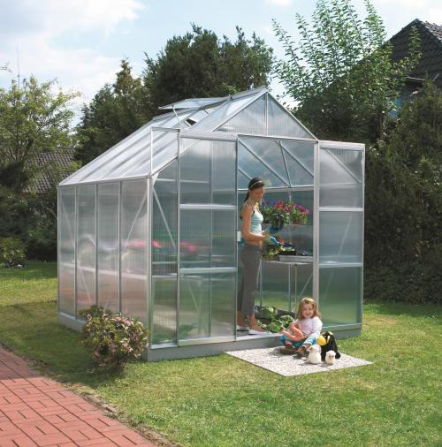 szklarnia VITAVIA URANUS 6700 PC 6 mm srebrna