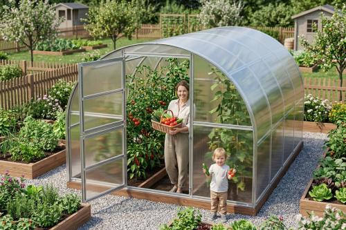 szklarnia LANITPLAST TIBERUS 3x4 m PC 4 mm