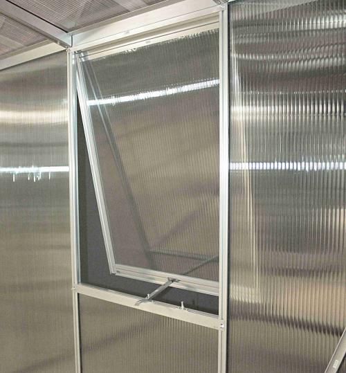 okno wentylacyjne ścienne srebrne VITAVIA typ V (40000546) PC 6 mm