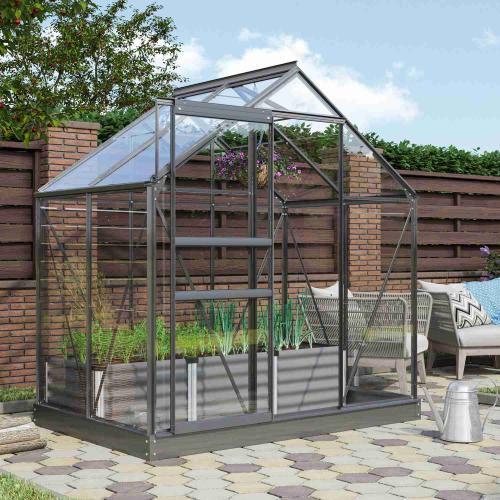 szklarnia VITAVIA VENUS 2500 szkło 3 mm czarna