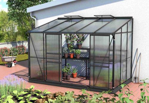 szklarnia VITAVIA IDA 6500 PC 4 mm czarna