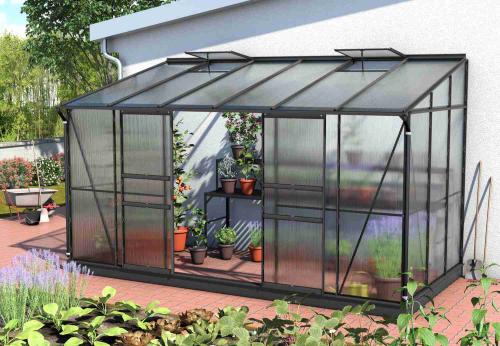 szklarnia VITAVIA IDA 7800 PC 6 mm czarna