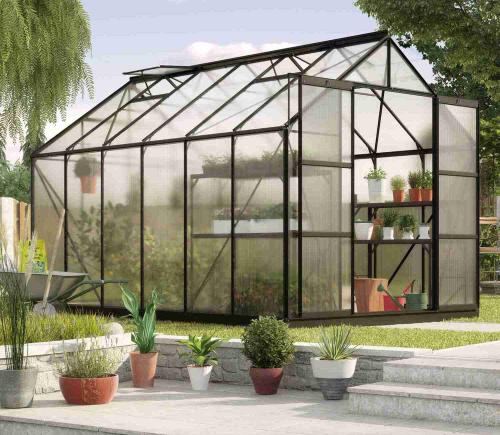 szklarnia VITAVIA URANUS 9900 PC 6 mm czarna