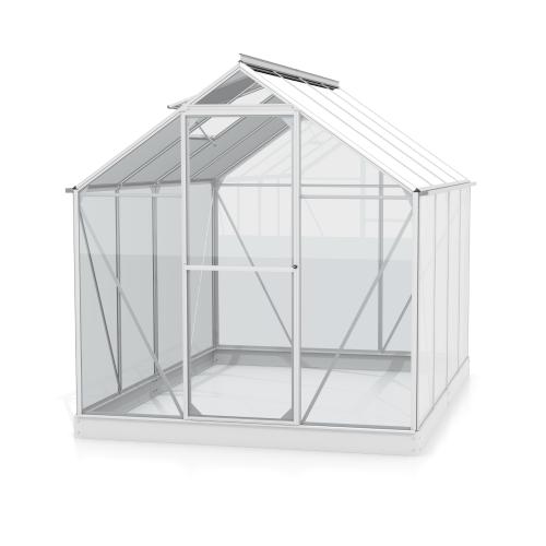szklarnia VITAVIA TRITON 5000 szkło 3 mm srebrna