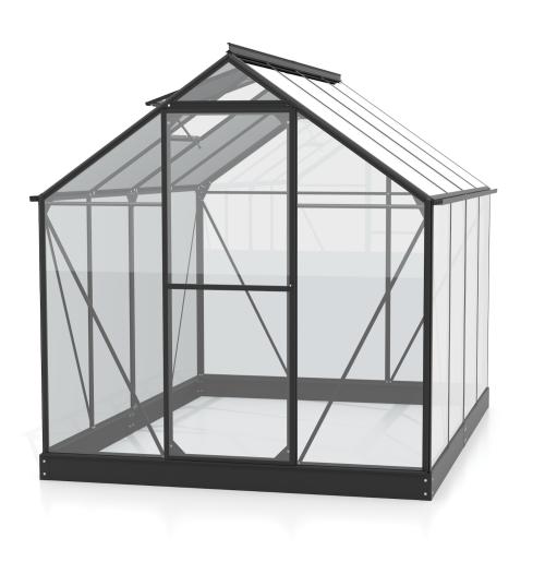 szklarnia VITAVIA TRITON 5000 szkło 3 mm czarna