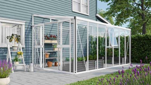 szklarnia VITAVIA ATHENA 11900 szkło 3 mm + PC 10 mm biała