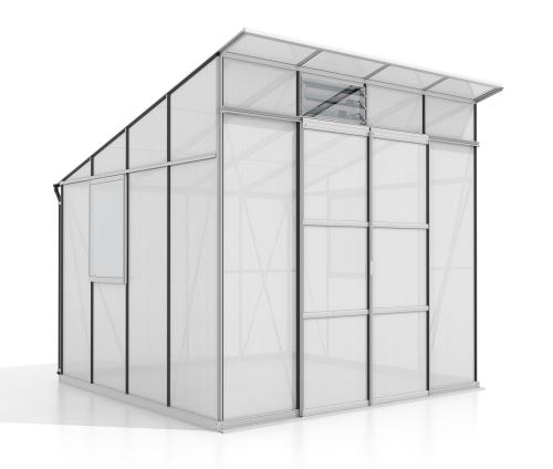 szklarnia VITAVIA PLAYA 7600 PC 6 mm srebrna