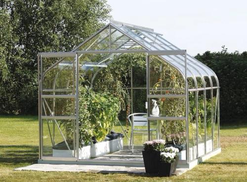 szklarnia VITAVIA DIANA 6700 szkło 3 mm srebrna