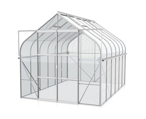 szklarnia VITAVIA DIANA 8300 szkło 3 mm srebrna