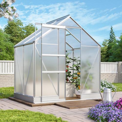 szklarnia VITAVIA APOLLO 2500 PC 6 mm srebrna