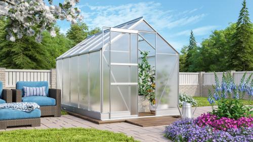 szklarnia VITAVIA APOLLO 6200 PC 4 mm srebrna