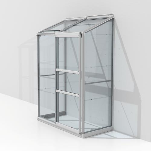 szklarnia VITAVIA IDA 900 szkło 3 mm srebrna