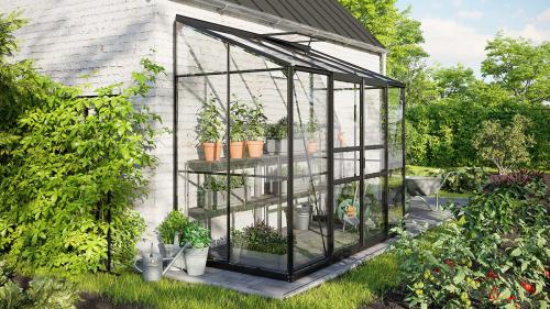 szklarnia VITAVIA IDA 3300 szkło 3 mm czarna