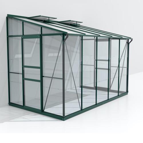 szklarnia VITAVIA IDA 6500 szkło 3 mm + PC 6 mm zielona