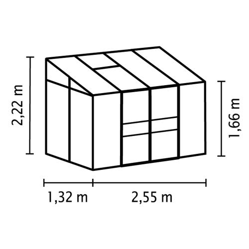 szklarnia VITAVIA IDA 3300 PC 4 mm zielona